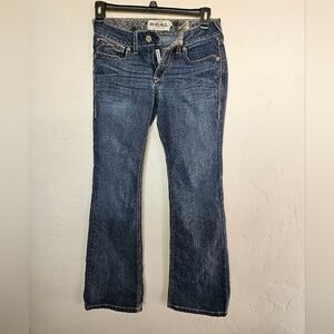 Ariat Real Denim Women's Dark Blue Boot Cut Jeans 28S